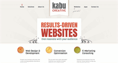 Desktop Screenshot of kabucreative.com